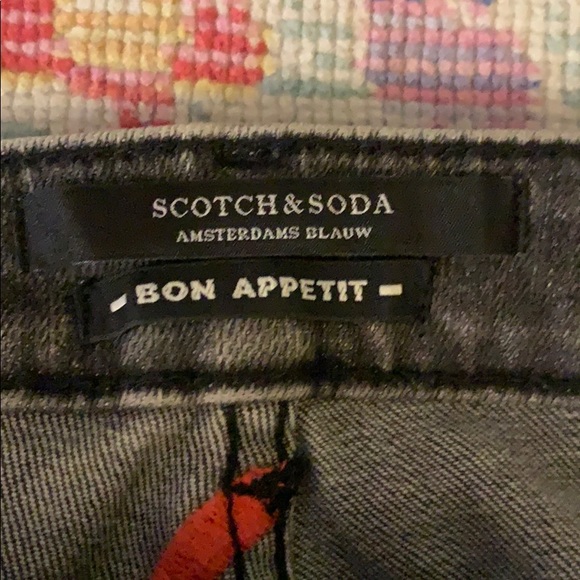 Scotch Soda Red Chili Pepper Print Jean 